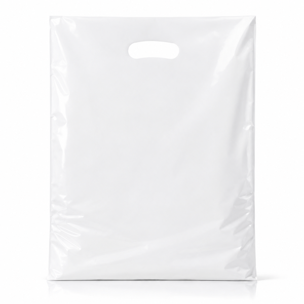 Plastic Carrier Bags – Eco Friendly – White Carrier Bag