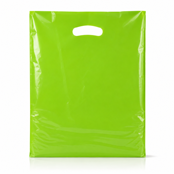 Plastic Carrier Bags – Eco Friendly – Apple Green Carrier Bag