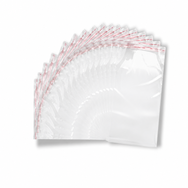 Clear Opp Bags with Printed Safety Warning – Ideal for Clothes & Display Purpose.