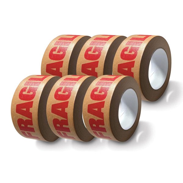 Fragile Kraft Paper Tape 50mm x 50m