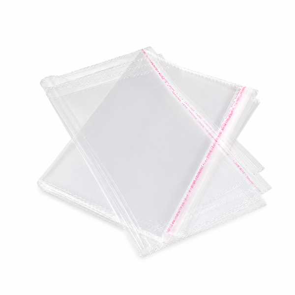 Clear Opp Bags with Printed Safety Warning – Ideal for Clothes & Display Purpose.
