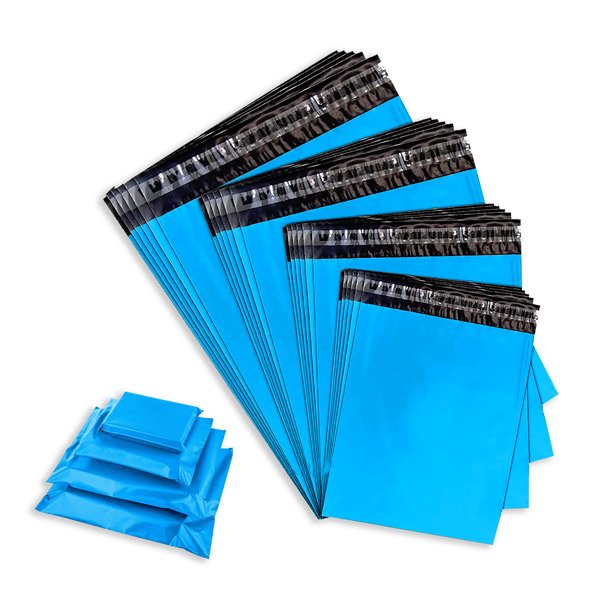 Sky Blue Postage Bags - Recyclable Mailing Bags for Clothing & Parcel Delivery